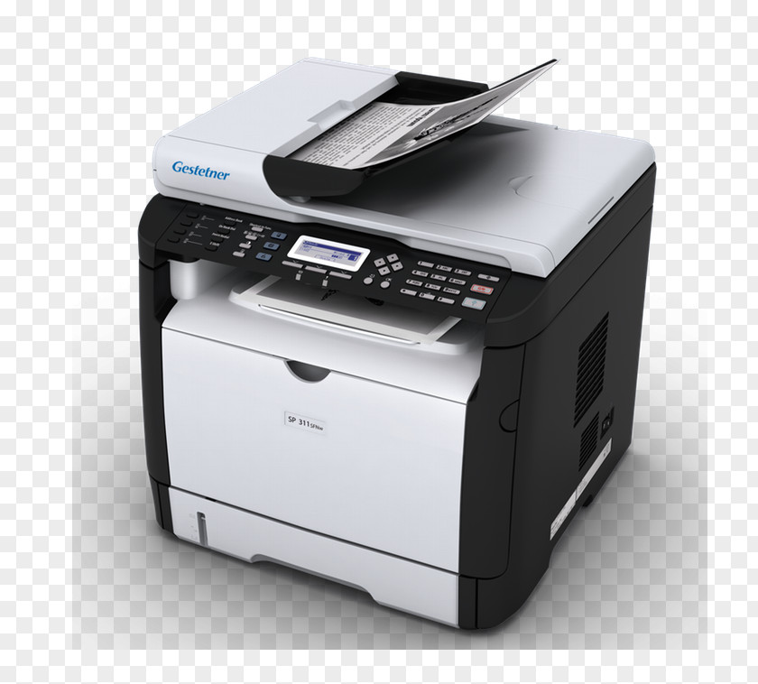 Printer Laser Printing Inkjet Ricoh Multi-function Photocopier PNG