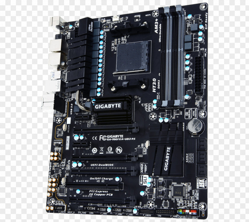 Socket AM3+ AMD 900 Chipset Series Motherboard Gigabyte Technology PNG