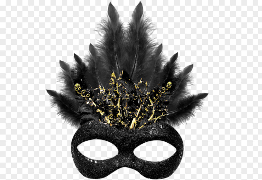 2017 Black Feather Masks Mask Masquerade Ball PNG