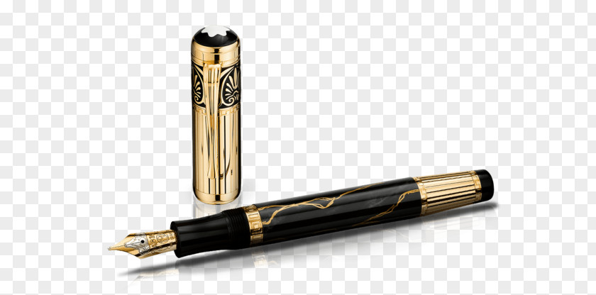 Alexander The Great Fountain Pen Montblanc Art Special Edition Baril PNG