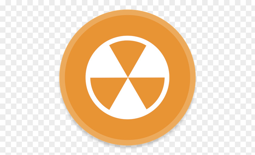 Burnable Symbol Trademark Orange PNG