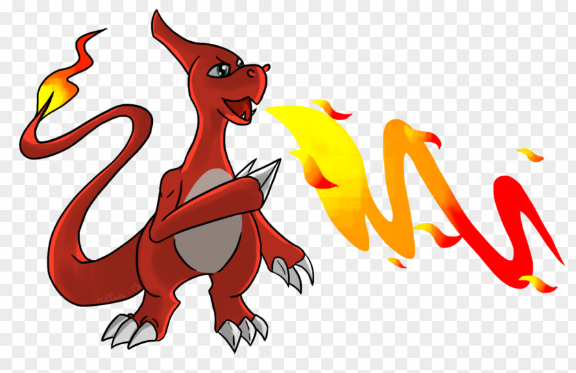 Charmeleon Velociraptor Clip Art Illustration Supernatural Legendary Creature PNG