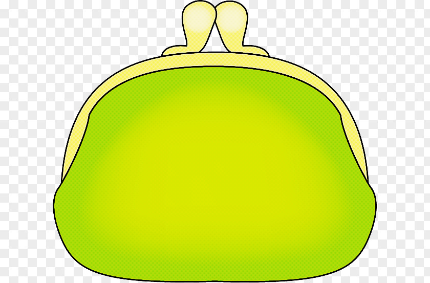 Coin Purse Yellow Green PNG
