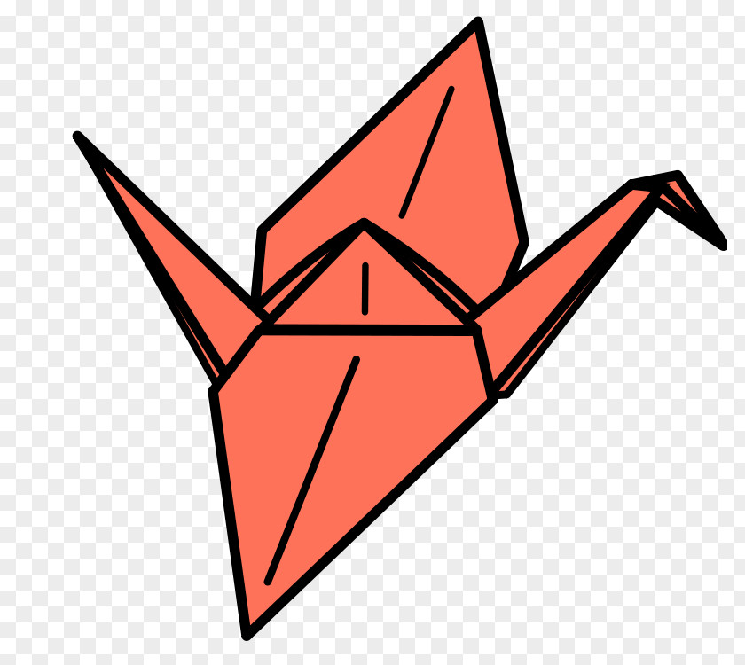 Origami Crane Thousand Cranes Orizuru Clip Art PNG