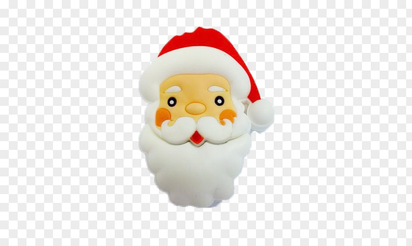 Santa Biscuits Figure Claus Christmas Ornament Beard PNG