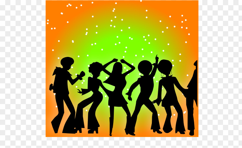 70s Cliparts Free Party Dance Clip Art PNG