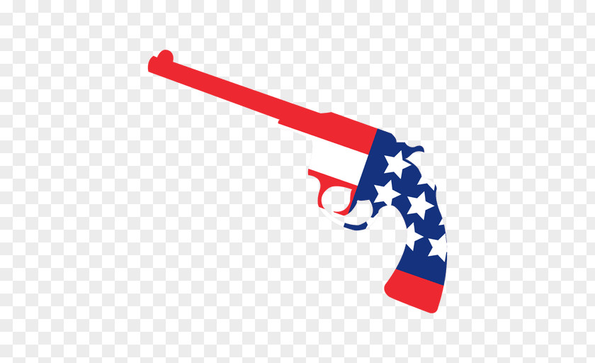 American Flag Firearm United States Pistol Weapon Handgun PNG