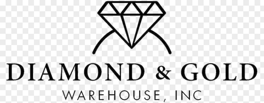 Diamond And Gold Warehouse Logo Jewellery Business PNG