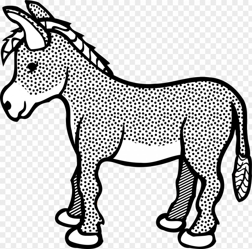 Donkey Clip Art Vector Graphics Image Drawing PNG