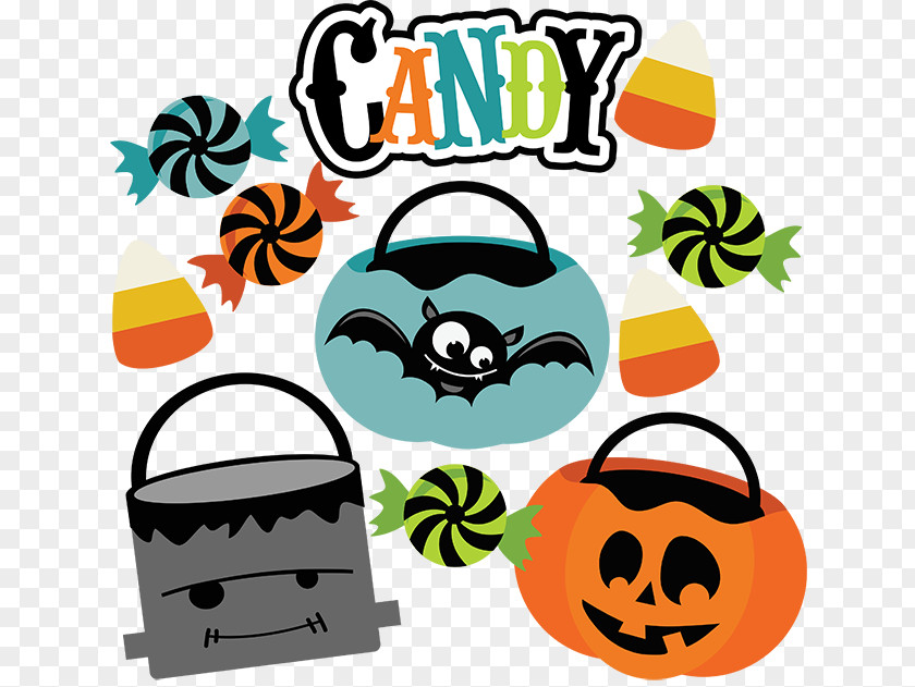 Halloween Candy Corn Scrapbooking Clip Art PNG
