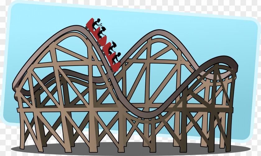 Roller Coaster Amusement Park Clip Art PNG