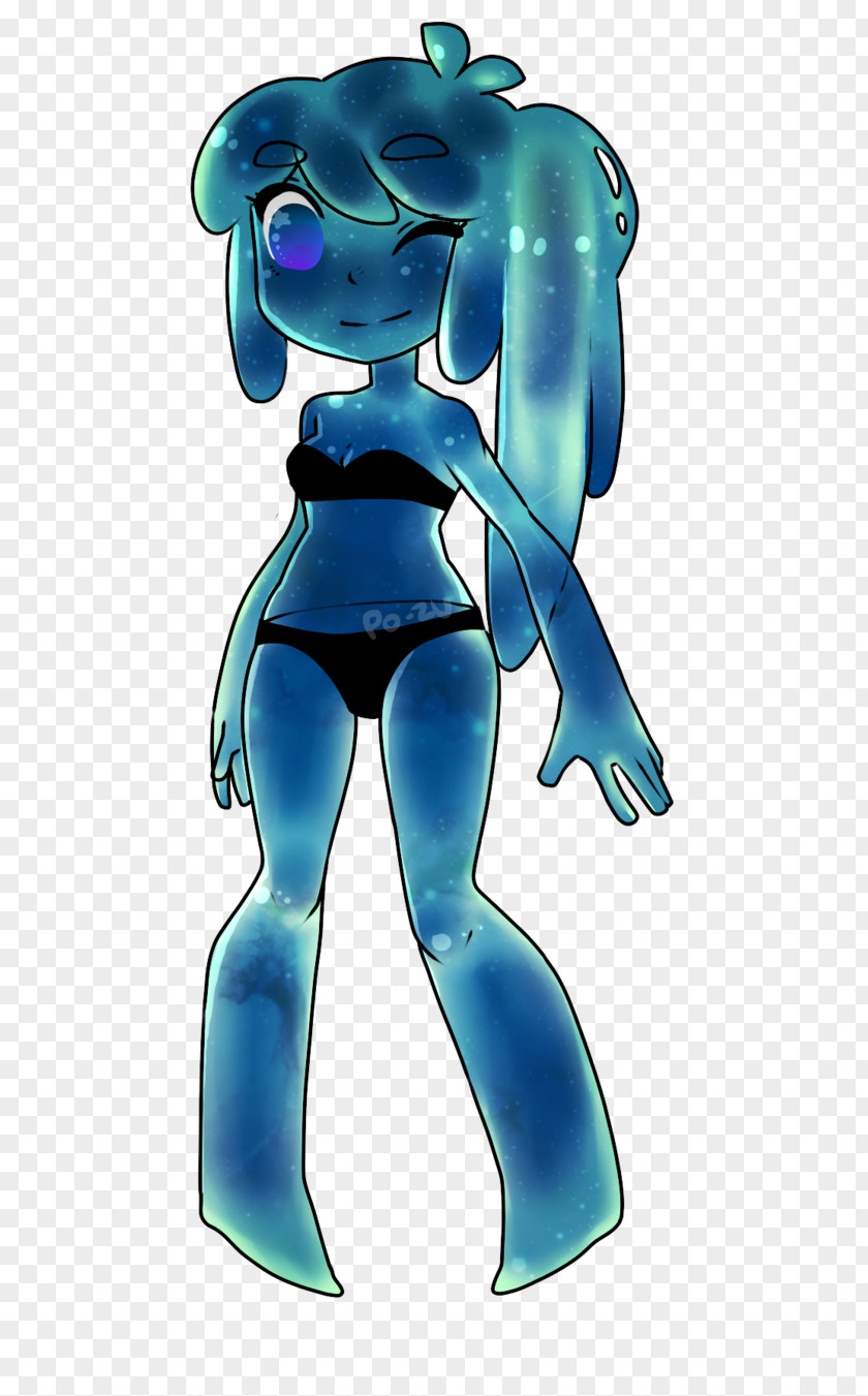 Slime Cobalt Blue Teal Turquoise Cartoon PNG