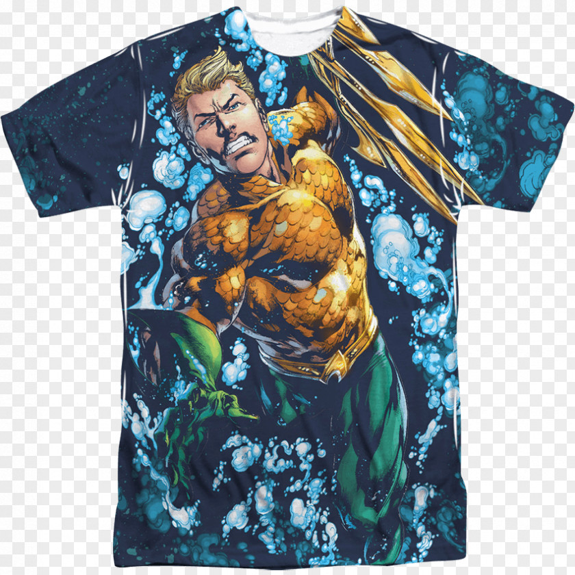 T-shirt Aquaman Hoodie Sleeve PNG