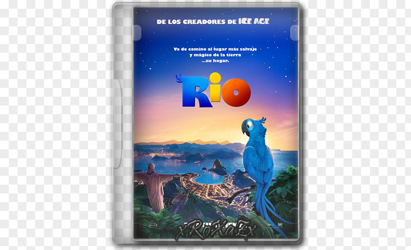 Guacamayo Blu-ray Disc Linda Rio 3D Film PNG