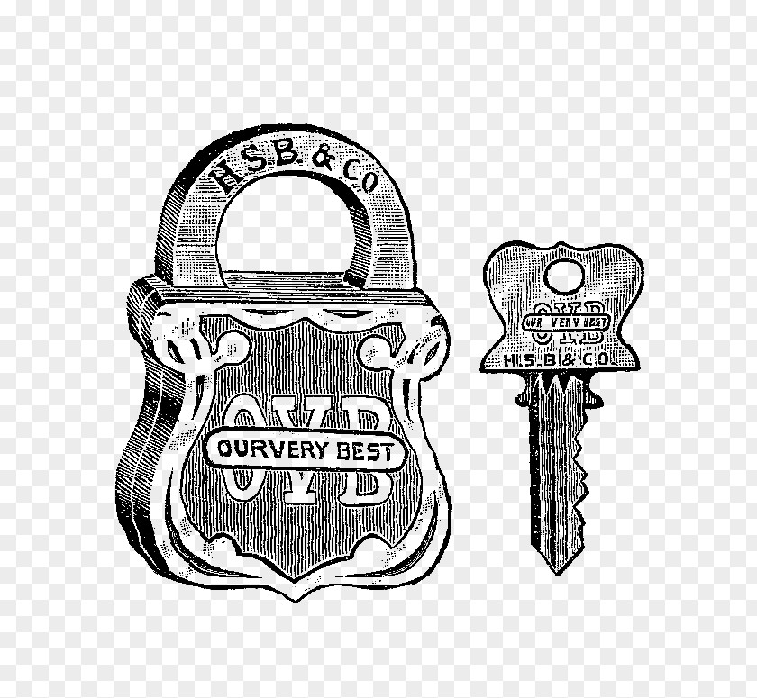 Lock And Key Padlock Drawing PNG