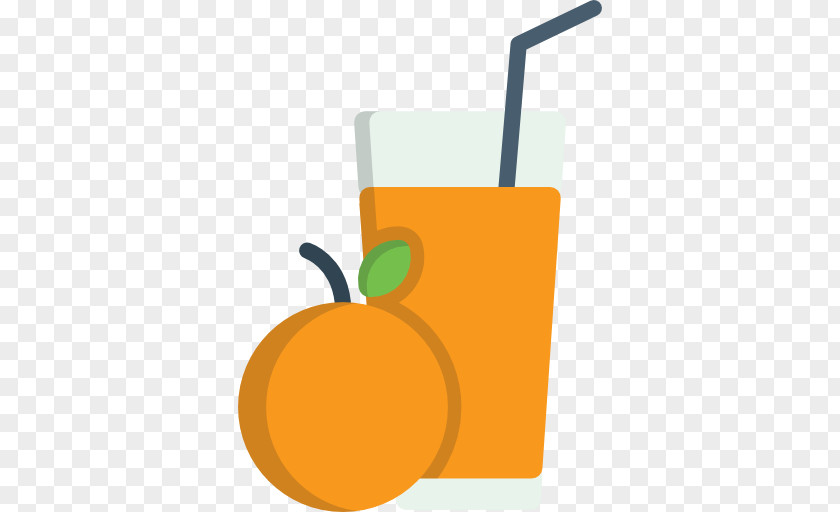Top View Orange Juice PNG