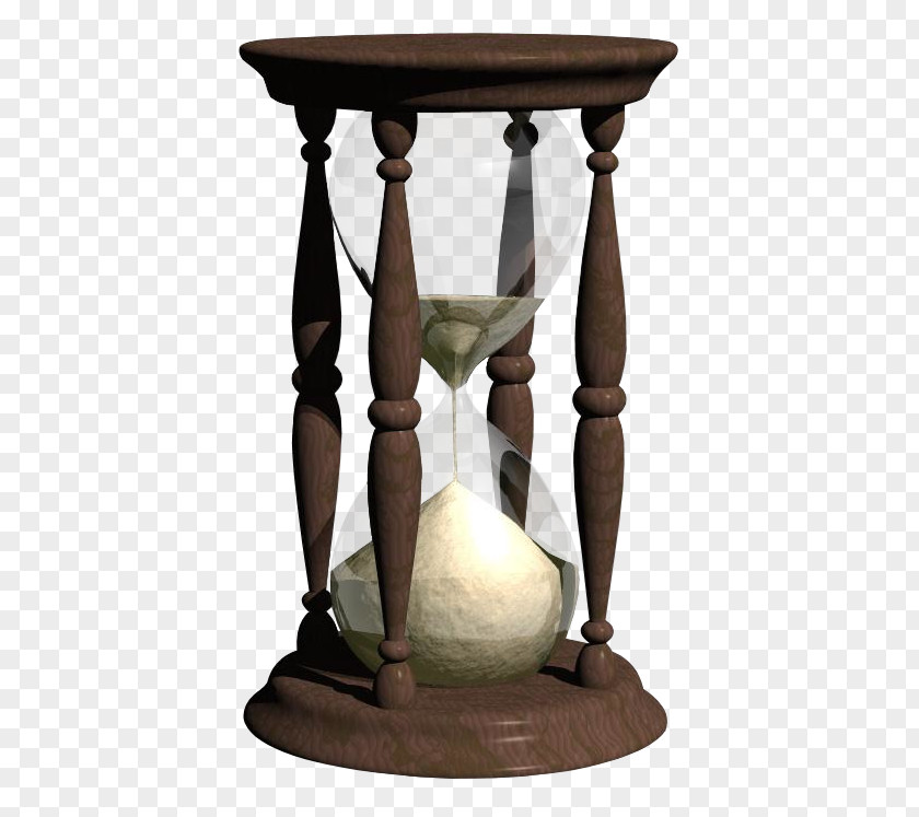 3D Hourglass Sand Clock Timer PNG