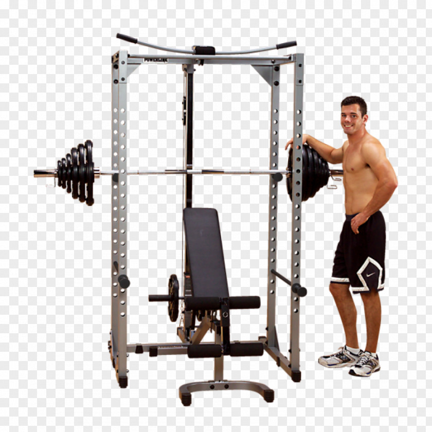 Barbell Power Rack Bench Fitness Centre Exercise Weight Training PNG