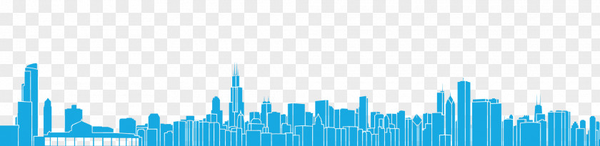 Chicago Skyline Richard J. Daley Center Art Skyscraper PNG