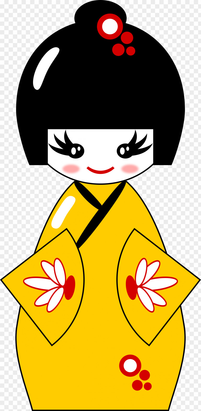 Doll Japanese Dolls Kokeshi Clip Art PNG