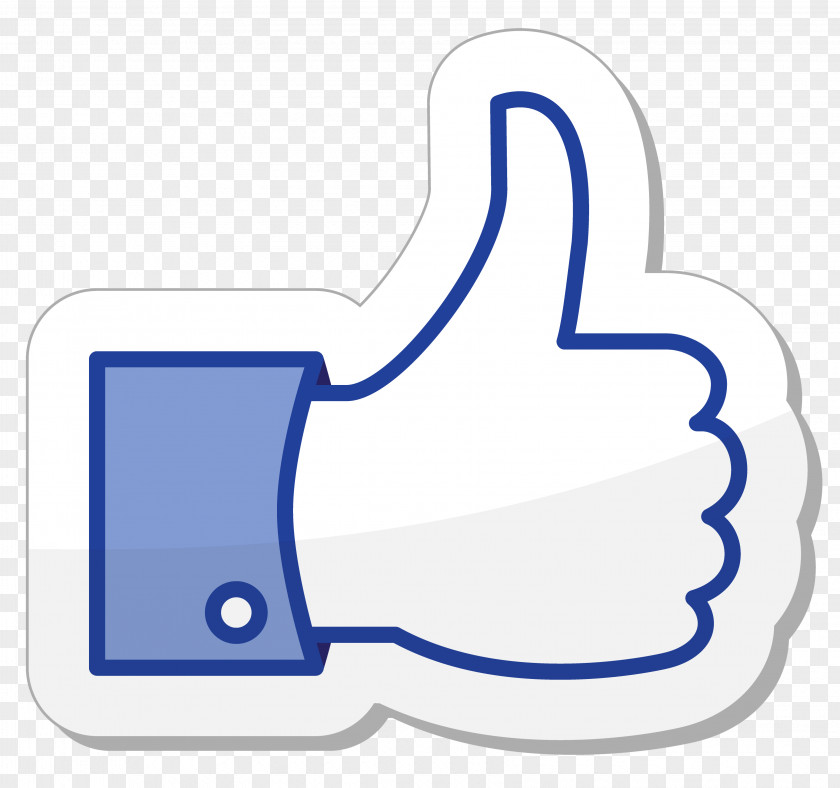 Facebook Thumb Signal Like Button PNG