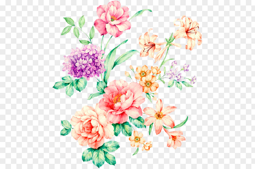 Flower Watercolor Painting Drawing PNG