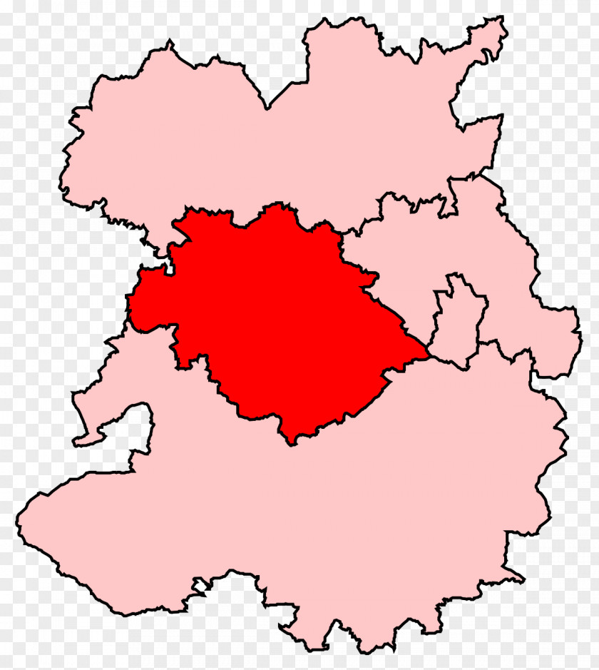 Map Shrewsbury And Atcham The Wrekin Parliamentary Constituencies In Shropshire PNG