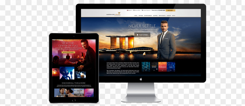 Marina Bay Sands Responsive Web Design Rysen Bhavya Technologies PNG