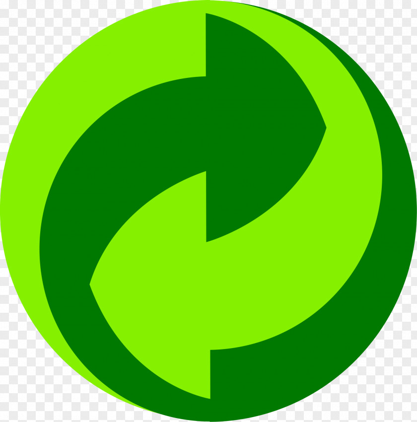 Recycle Bin Green Dot Recycling Symbol Der Grune Punkt Duales System Deutschland GmbH PNG