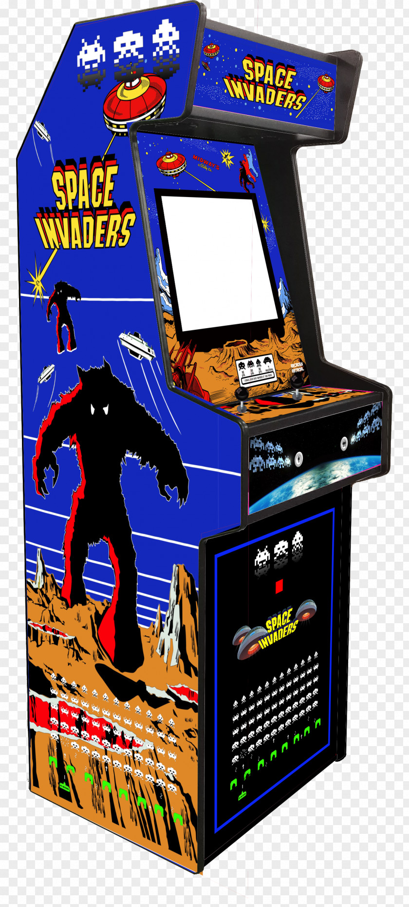 Space Invaders Arcade Cabinet DX Samurai Shodown IV Game PNG