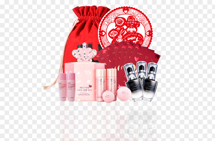 Spring Beauty Lucky Bag Cosmetics Chinese New Year Fukubukuro PNG