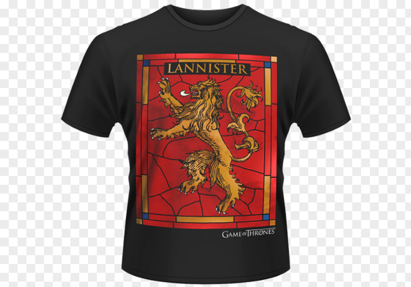 T-shirt Jaime Lannister Tyrion House Tywin PNG