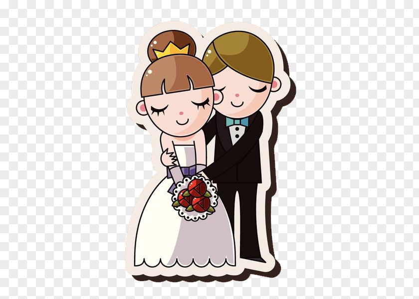 The Bride And Groom Bridegroom Wedding Newlywed Clip Art PNG