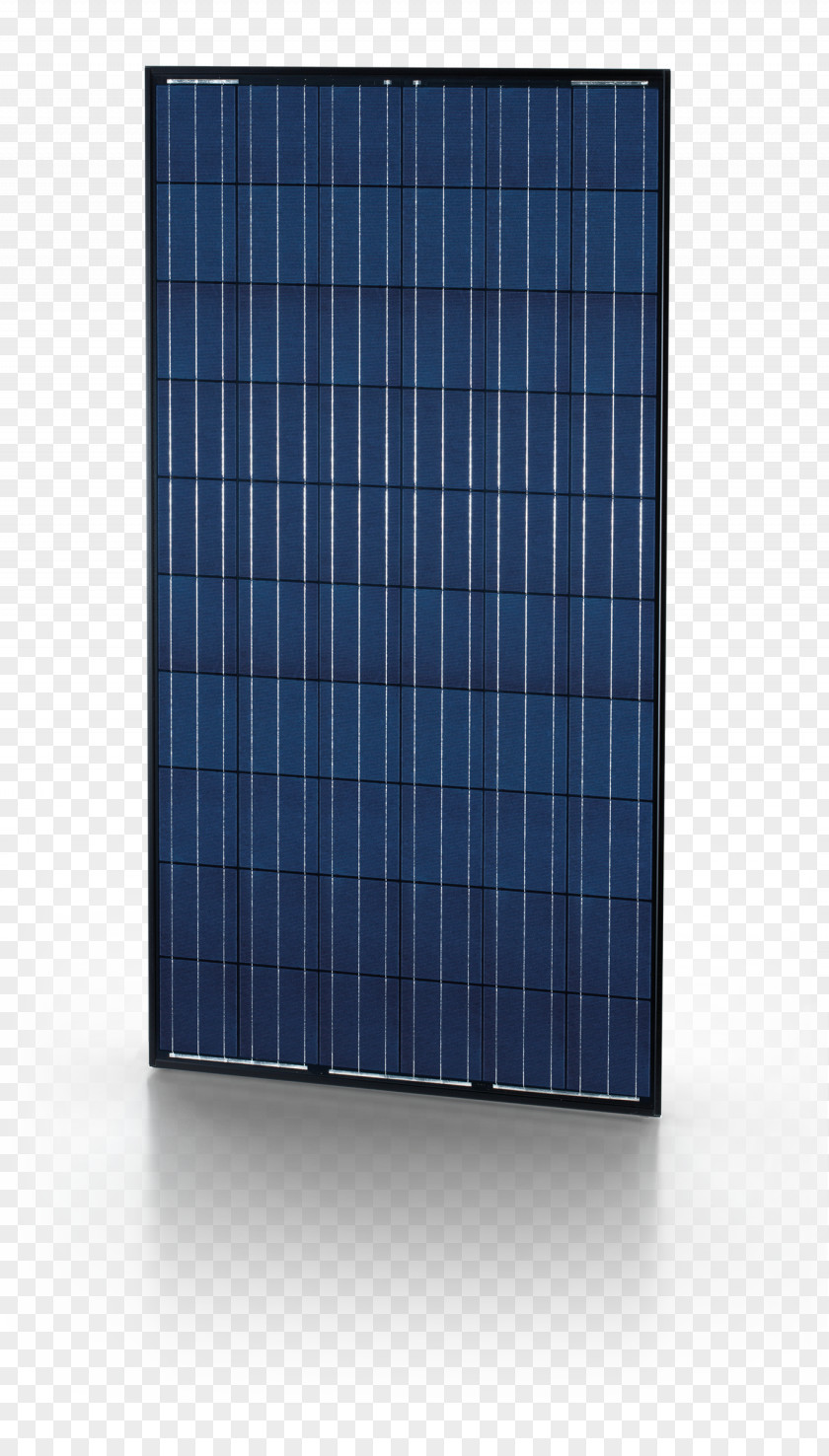 Angle Solar Panels Cobalt Blue PNG