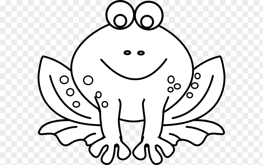 Bull Frog Clip Art Line Drawing Coloring Book PNG