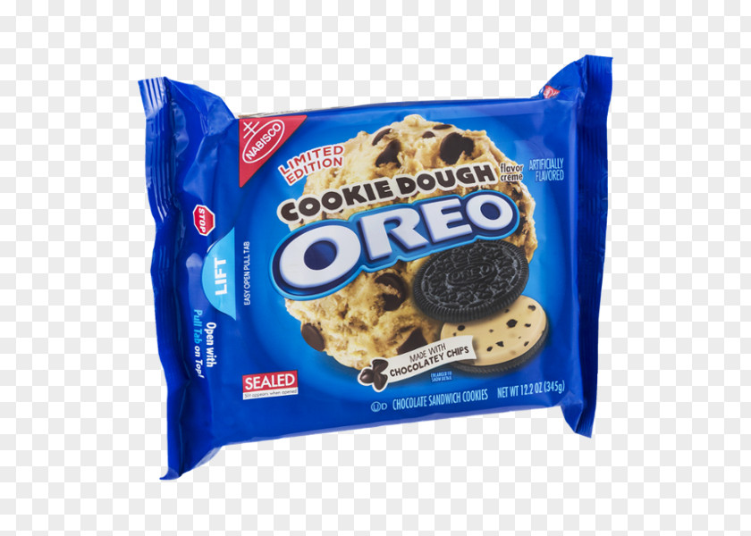 Chocolate Chip Cookie Cream Oreo Dough Biscuits PNG