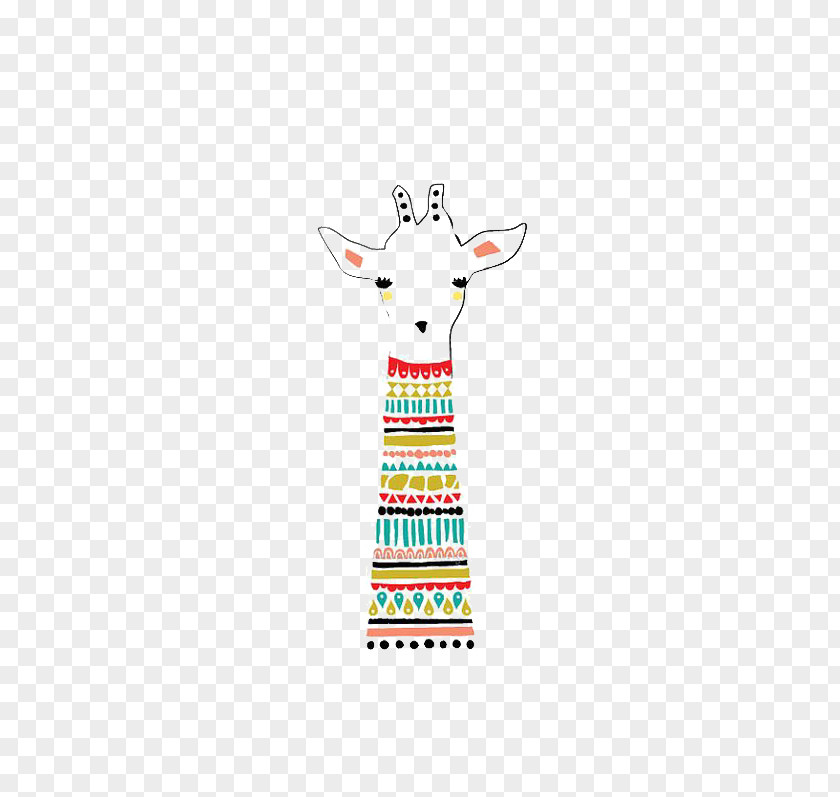 Giraffe T-shirt Cartoon Sleeve Illustration PNG