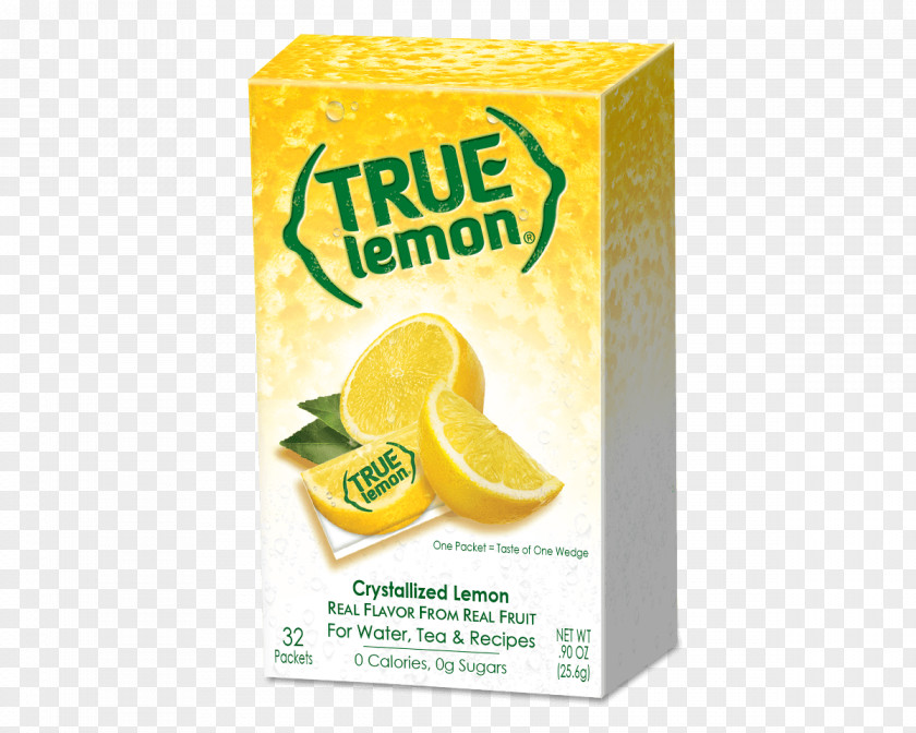 Lemon True Crystallized Substitute 100ct Citrus 32 Packets Lime PNG