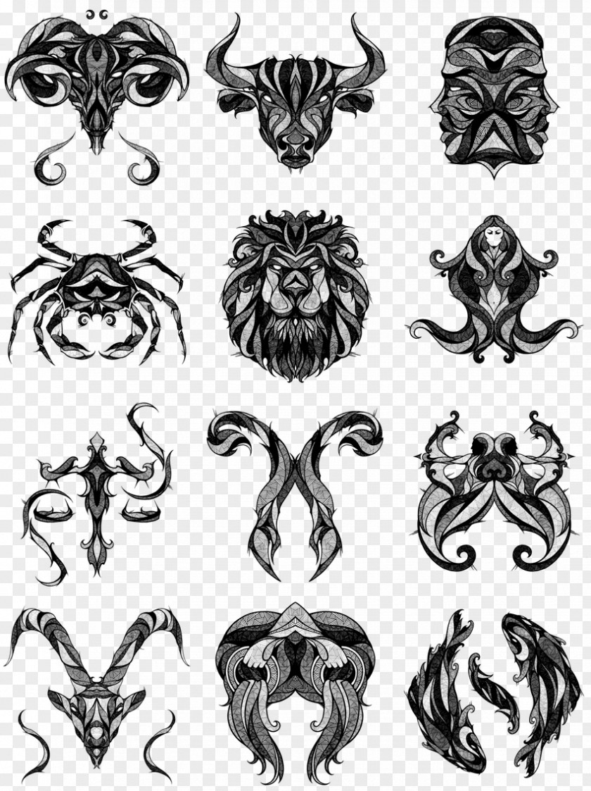 Leo Tattoo Zodiac Cancer Astrological Sign PNG