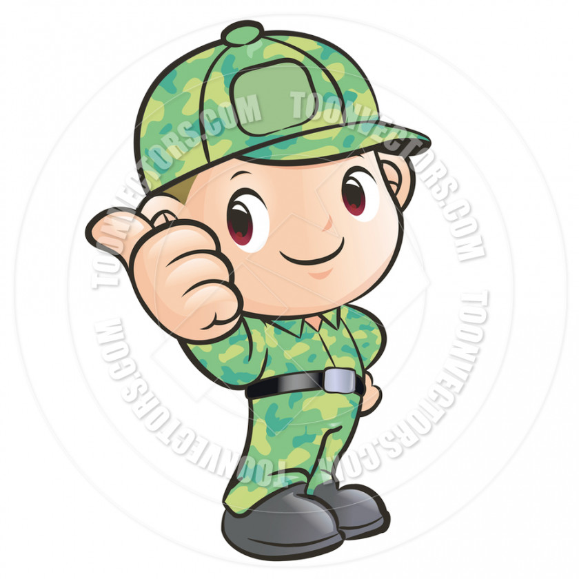 Soldiers Soldier Cartoon Salute Military PNG