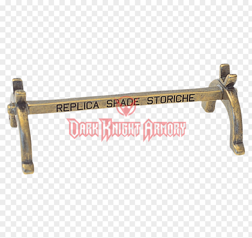 Stand Display Paper Knife Sword Brass PNG