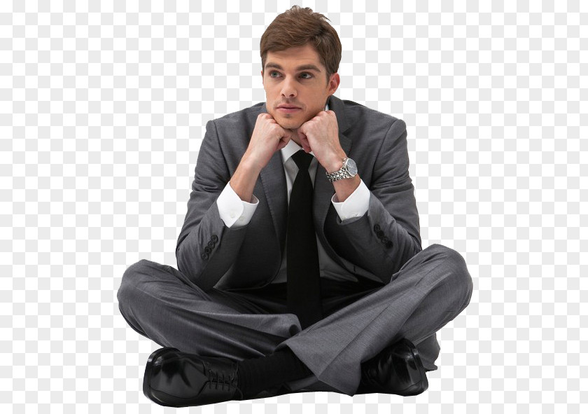 Thinking Man Thought Icon PNG