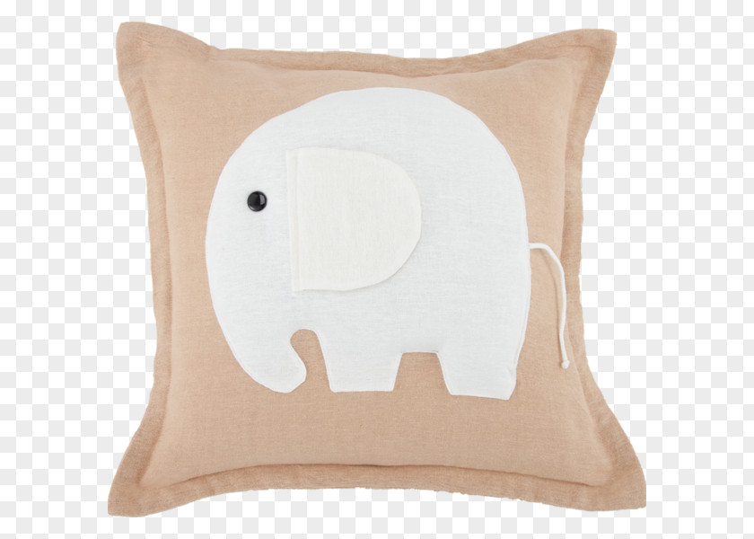 Wrinkled Rubberized Fabric White Elephant Cottages Throw Pillows PNG