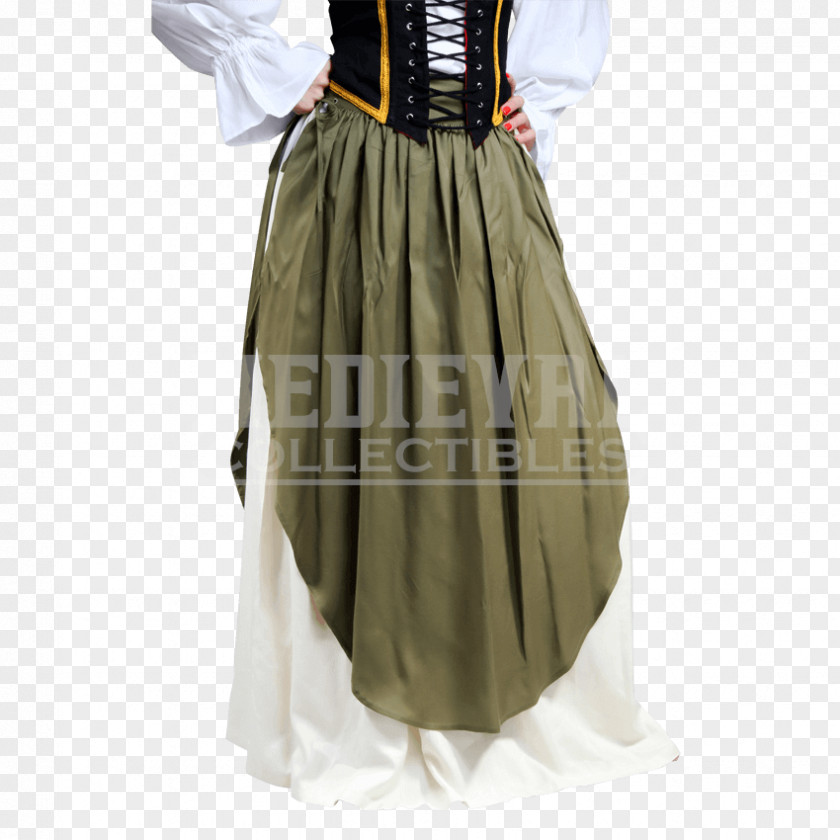 Dress Middle Ages English Medieval Clothing Skirt PNG