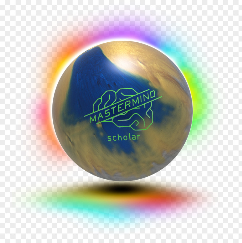 Ball Brunswick Mastermind Brainiac Bowling Ball, Black/Gold/Purple, 15 Lb Scholar By Balls PNG