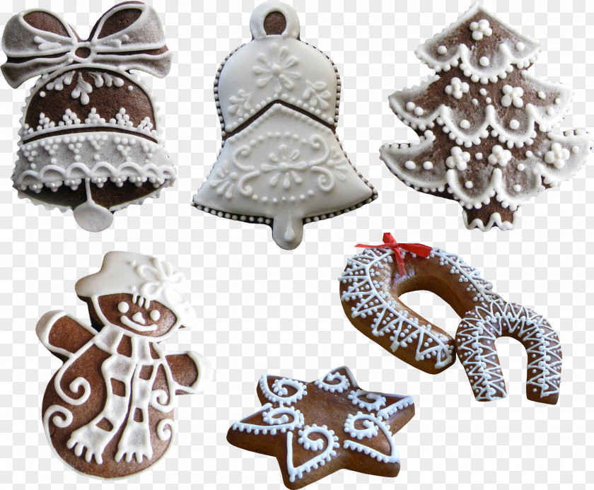 Cookies Christmas Ornament Gingerbread Food Clip Art PNG
