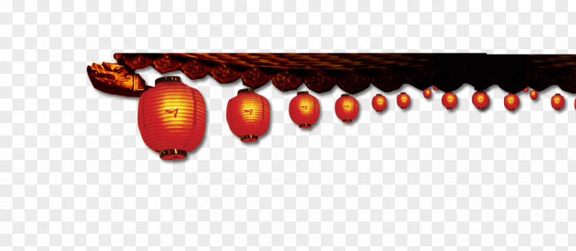 Chinese New Year Decorative Eaves PNG
