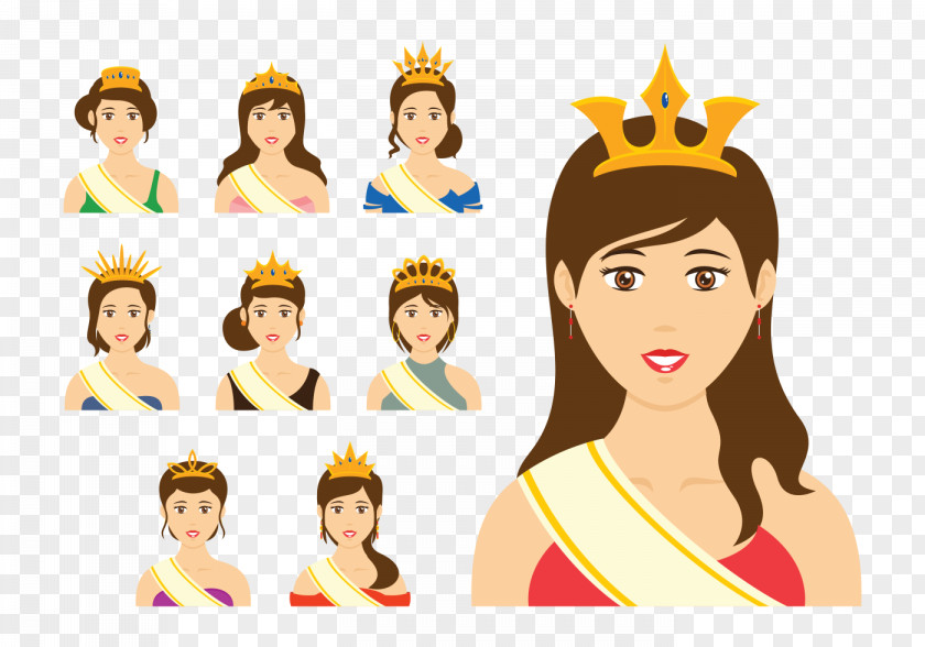 Crown Hyuna Female Beauty Pageant PNG