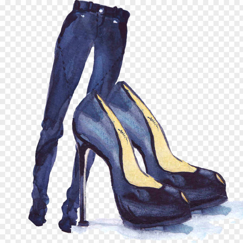 Jeans High Heels High-heeled Footwear Shoe Clothing PNG