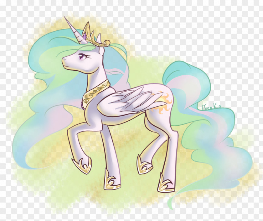 Reindeer Unicorn Horse Cartoon PNG